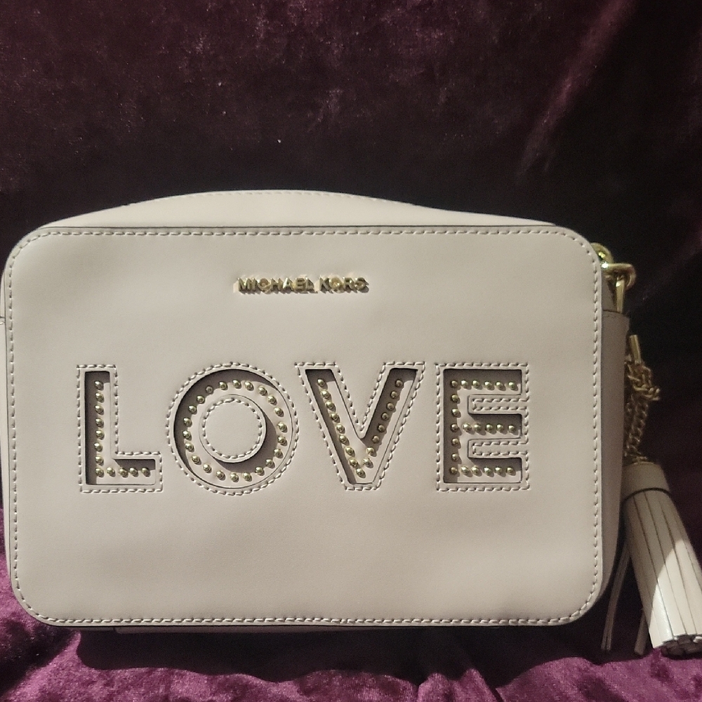 Michael Kors Cream Crossbody Bag